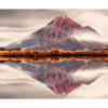 Mt Taranaki Framed Canvas Art 11"x28" - Image 2