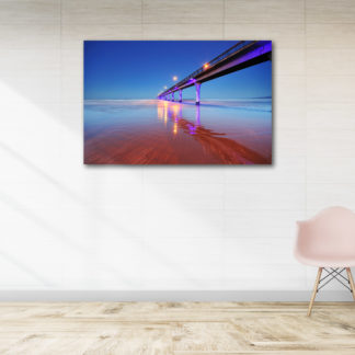New Brighten Pier Framed Canvas Art 30"x20"
