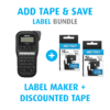 Brother PTH110BK P-Touch Black Label Printer - Image 2