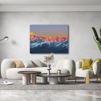 Southern Alps Framed Canvas Art 32"x24"