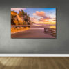 Taranaki Sunset Framed Canvas Art 30"x22"