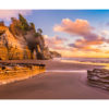 Taranaki Sunset Framed Canvas Art 30"x22" - Image 2