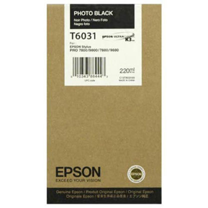 Epson Ink T6031 Photo Black