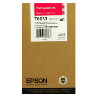 Epson Ink T6033 Vivid Magenta