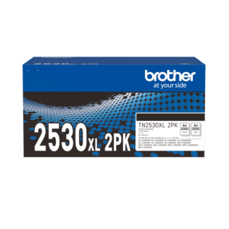 Brother TN2530 XL Black Toner Twin Pack