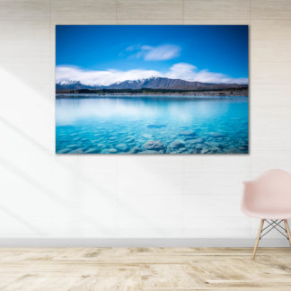 Lake Tekapo Framed Canvas Art 36"x24"