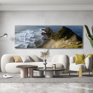 Cape Reinga tip Framed Canvas Art 60"x20"
