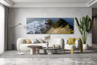 Cape Reinga tip Framed Canvas Art 60"x20"