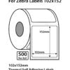 Inkpost for Zebra Thermal Label 102mmx152mm 500PCS - Image 2