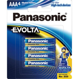 Panasonic Evolta AAA Batteries 4pk