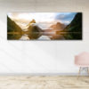 Milford Sound Framed Canvas Art 52"X19" - Image 2