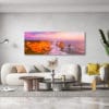 Twelve Apostles , Australia Framed Canvas Art 56"x21" - Image 2